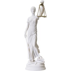 Θέμις, θεά της δικαιοσύνης (Αλαβάστρινο άγαλμα 33εκ.)