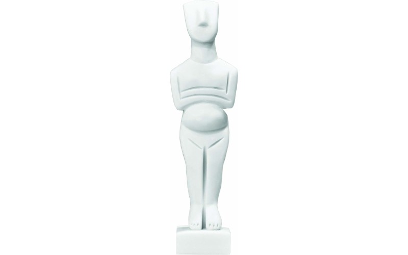 Κυκλαδικό ειδώλιο εγκύου γυναίκας (Αλαβάστρινο άγαλμα 20εκ)