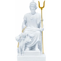 Πλούτων (Αλαβάστρινο άγαλμα 24.5 εκ.)