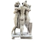 Τρεις Χάριτες (Αλαβάστρινο άγαλμα με πατίνα 24εκ)