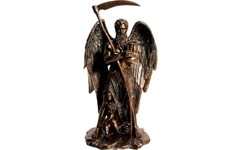 Χρόνος / Ελληνική Μυθολογία (Διακοσμητικό μπρούτζινο άγαλμα 27,5cm)