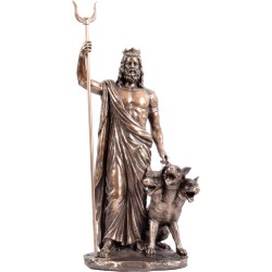 Αδης Μυθικός Θεός του Κάτω Κόσμου (Αγαλμα Ηλεκτρόλυσης Μπρούτζου 32εκ)