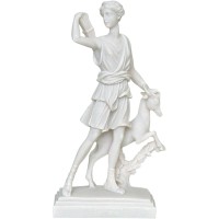 Θεά Αρτεμις (Διακοσμητικό αλαβάστρινο άγαλμα 25εκ)