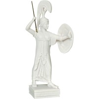 Θεά Αθηνά με ασπίδα (Διακοσμητικό αλαβάστρινο άγαλμα 27cm)