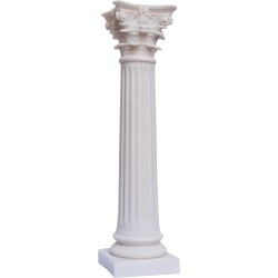 Αρχαία Κορινθιακή κολώνα (Διακοσμιτικό αλαβάστρινο άγαλμα 35cm)