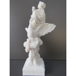 Η Θεά Αφροδίτη επάνω στον κύκνο (Διακοσμητικό αλαβάστρινο άγαλμα 25cm) 