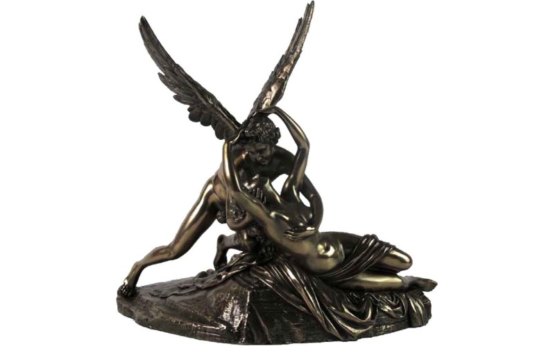Ερως και Ψυχή (Διακοσμητικό μπρούτζινο άγαλμα 30,5cm)