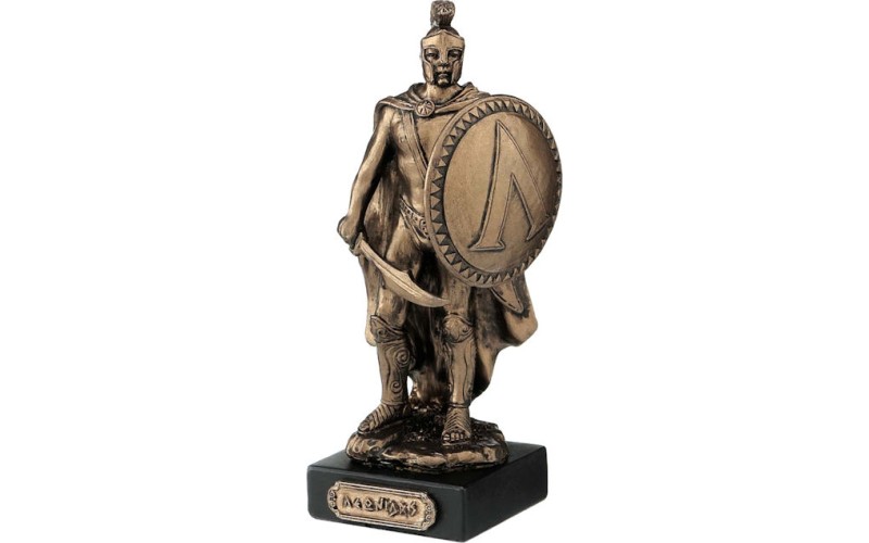 Λεωνίδας Βασιλιάς της Σπάρτης  (Αγαλμα Ηλεκτρόλυσης Μπρούτζου 12 εκ)