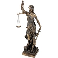 Θέμις, Θεά της δικαιοσύνης (Διακοσμητικό Μπρούζτινο Αγαλμα 50εκ)