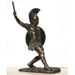 Εκτωρ Ελληνας Μυθικός Ηρωας / Πολεμιστής (Αγαλμα Ηλεκτρόλυσης Μπρούτζου 29.5x18.5x23εκ)