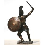 Εκτωρ Ελληνας Μυθικός Ηρωας / Πολεμιστής (Αγαλμα Ηλεκτρόλυσης Μπρούτζου 29.5x18.5x23εκ)