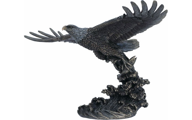 Αετός πιάνει ψάρι (Αγαλμα Ηλεκτρόλυσης Μπρούτζου 38εκ)