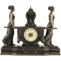 Ρολόι, Γυναίκες μεταφέρουν τεφροδόχο (Αγαλμα Ηλεκτρόλυσης Μπρούτζου 30x36 εκ.)