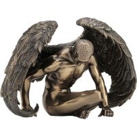 Αγγελος, γυμνός με φτερά (Αγαλμα Ηλεκτρόλυσης Μπρούτζου 20x14εκ.)