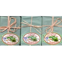 Παραδοσιακό αγνό σαπούνι με λάδι ελιάς, δίκταμου & βοτάνων τσαγιού βουνού (Σετ 3 τεμαχίων)