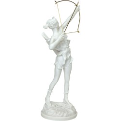 Θεά Αρτεμις Κυνηγός (Αλαβάστρινο άγαλμα 60εκ)