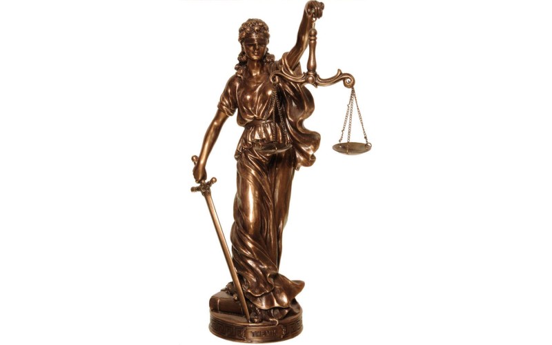 Θέμις, Θεά της δικαιοσύνης  (Αγαλμα Ηλεκτρόλυσης Μπρούτζου 60εκ)