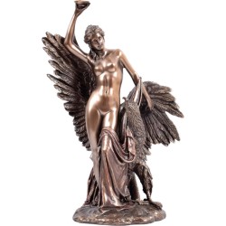 Ηβη & αετός του Δία (Μπρούτζινο άγαλμα 30εκ)