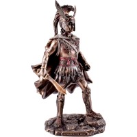 Μέγας Αλέξανδρος με σπαθί και περικεφαλαία (Αγαλμα Ηλεκτρόλυσης Μπρούτζου 30εκ)
