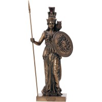 Θεά Αθηνά με κουκουβάγια  (Αγαλμα Ηλεκτρόλυσης Μπρούτζου 50εκ)