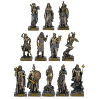Οι δώδεκα θεοί του Ολύμπου (Μινιατούρες Ηλεκτρόλυσης Μπρούτζου)