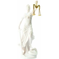 Θέμις, θεά της δικαιοσύνης  (Αλαβάστρινο άγαλμα 20εκ)