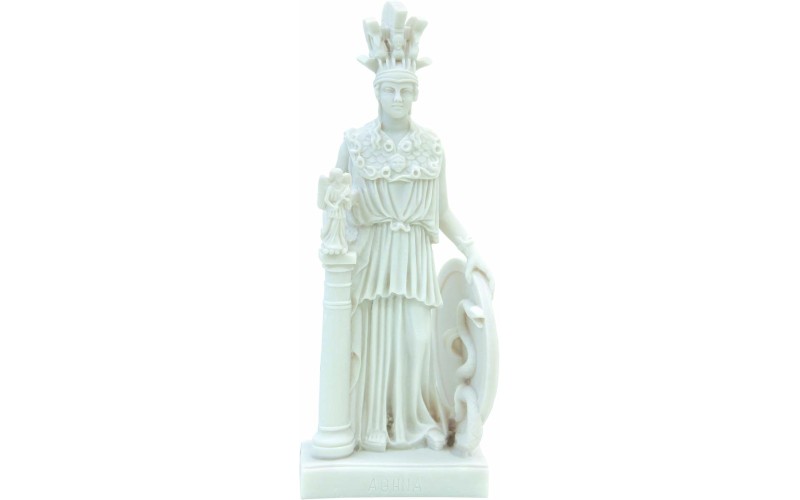Θεά Αθηνά με ακόντιο (Αλαβάστρινο άγαλμα 26εκ)