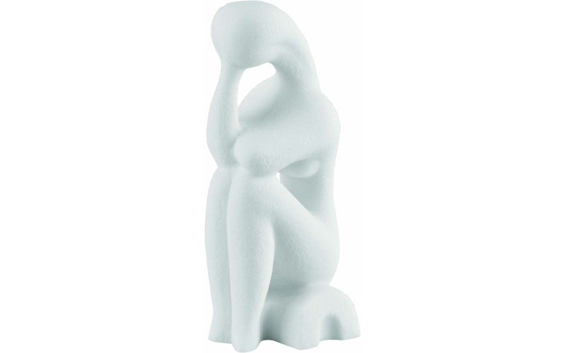 Κυκλαδικό σκεπτόμενη γυναικεία φιγούρα (Αλαβάστρινο άγαλμα 21.5εκ.)