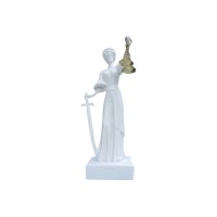 Θέμις, θεά της δικαιοσύνης (Αλαβάστρινο άγαλμα  25εκ)