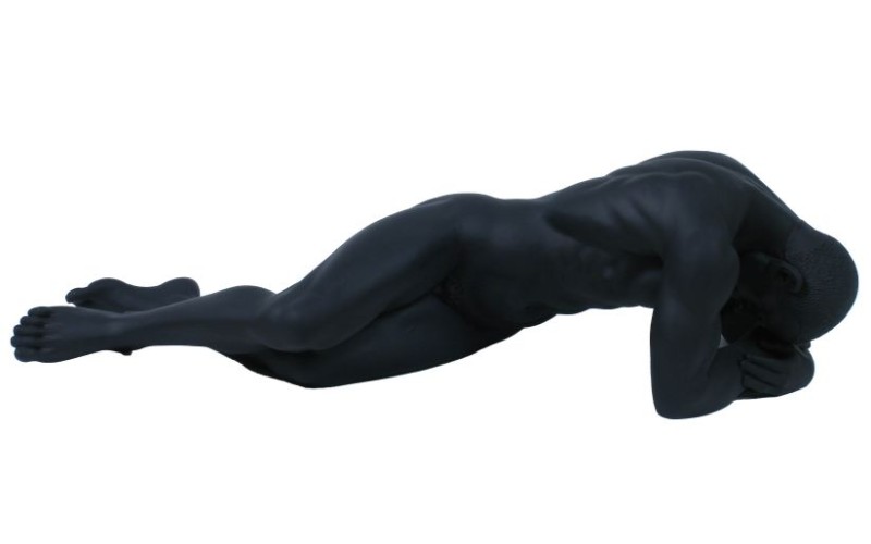 Γυμνός άνδρας σε στάση γιόγκα ( Αγαλμα Ηλεκτρόλυσης Μπρούτζου 36.5εκ.)