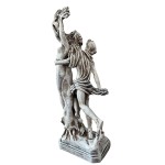 Απόλλων και Δάφνη (Αλαβάστρινο άγαλμα με πατίνα 27εκ)