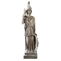 Θεά Αθηνά (Αλαβάστρινο άγαλμα με πατίνα 25εκ)