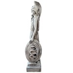 Θεά Αθηνά (Αλαβάστρινο άγαλμα με πατίνα 25εκ)