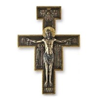 Σταυρός San Damiano (Σταυρός Ηλεκτρόλυσης Μπρούτζου 40.5εκ)