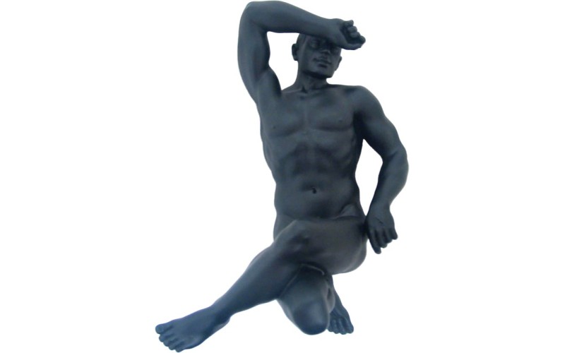 Γυμνός άνδρας ξεκουράζεται ( Αγαλμα Ηλεκτρόλυσης Μπρούτζου 18.5εκ.)