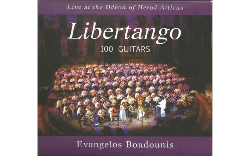 Μπουντούνης Βαγγέλης Boudounis Evangelos - Libertango / 100 Guitars Live